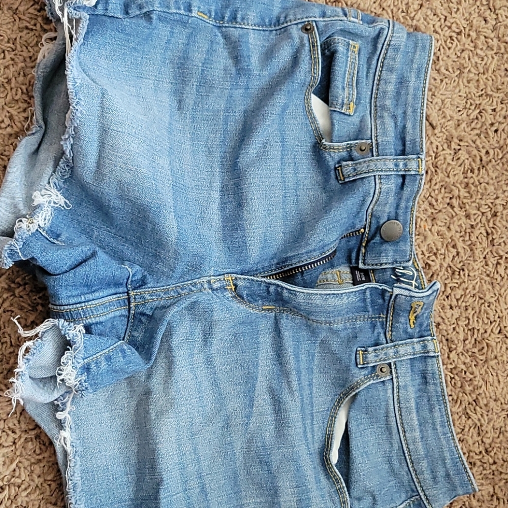 High rise shorts